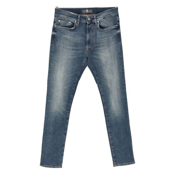 Pt01 Denim Blue Denim - Regular & Straight-Leg Jeans Men